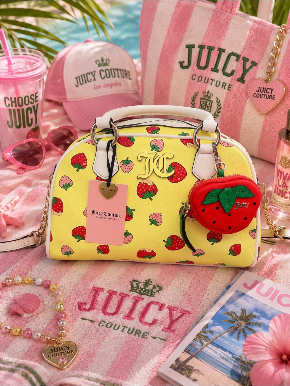 Juicy couture sweet n juicy bowler bag purse